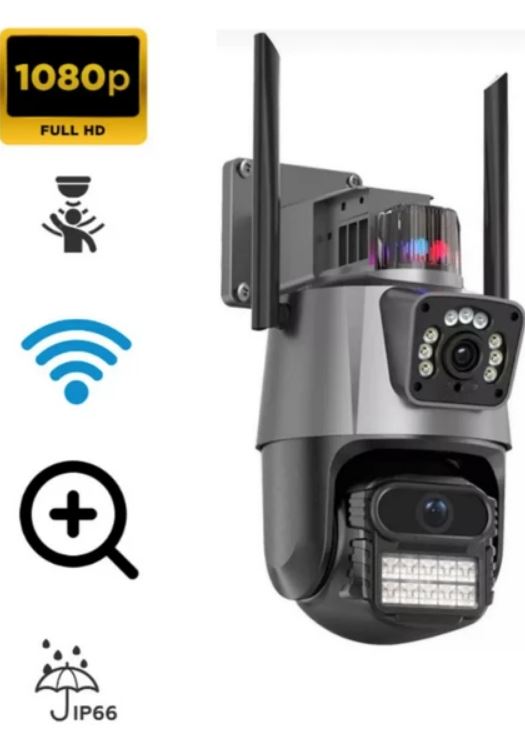 BLIC BLM-61 SİRENLİ HAREKETLİ VE SABIT CIFT LENS IP KAMERA 1080P